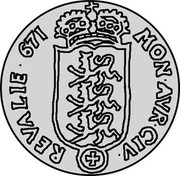 Estonia 2 Dukat Carl XI (Trial strike) 1671 (1)671 KM# Pn3 MON ∙ AVR ∙ CIV ∙ REVALIE ∙ 671 coin reverse Estonia 2 Dukat Carl XI (Trial strike) 1671 (1)671 KM# Pn3 MON ∙ AVR ∙ CIV ∙ REVALIE ∙ 671 coin reverse