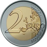 Cyprus 2 Euro 10 Years of Euro Banknotes and Coins 2012 KM# 97 2 EURO LL coin reverse