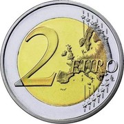 Estonia 2 Euro 10 Years of Euro Cash 2012 KM# 70 2 EURO LL coin reverse Estonia 2 Euro 10 Years of Euro Cash 2012 KM# 70 2 EURO LL coin reverse