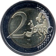 Estonia 2 Euro 30 Years of EU Flag 2015  EESTI 1985-2015 ΓΣ coin reverse Estonia 2 Euro 30 Years of EU Flag 2015  EESTI 1985-2015 ΓΣ coin reverse