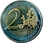 Luxembourg 2 Euro (Duke of Luxembourg) 2 EURO LL coin obverse Luxembourg 2 Euro (Duke of Luxembourg) 2 EURO LL coin obverse