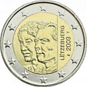Luxembourg 2 Euro Grand Duchess Charlotte 2009 Proof KM# 106 LËTZEBUERG 2009 coin obverse Luxembourg 2 Euro Grand Duchess Charlotte 2009 Proof KM# 106 LËTZEBUERG 2009 coin obverse