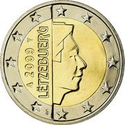 Luxembourg 2 Euro Sint Servaasbrug 2009 (u) Proof KM# 93 2017 LËTZEBUERG GC coin obverse Luxembourg 2 Euro Sint Servaasbrug 2009 (u) Proof KM# 93 2017 LËTZEBUERG GC coin obverse