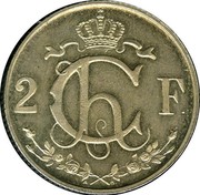 Luxembourg 2 F Charlotte 1947 (fr) Essai - Rare KM# Pn46 LETZEBURG ESSAI 1947 A.B. coin obverse Luxembourg 2 F Charlotte 1947 (fr) Essai - Rare KM# Pn46 LETZEBURG ESSAI 1947 A.B. coin obverse