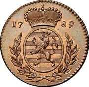 Luxembourg 2 Liards Joseph II 1789 (b) KM# 14 1789 coin reverse Luxembourg 2 Liards Joseph II 1789 (b) KM# 14 1789 coin reverse