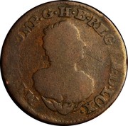 Luxembourg 2 Liards Maria Theresa 1757 (b) KM# 2 M•T•D•G•R•JMP•G•H•B•REG•A•A•D•LUX• coin obverse Luxembourg 2 Liards Maria Theresa 1757 (b) KM# 2 M•T•D•G•R•JMP•G•H•B•REG•A•A•D•LUX• coin obverse