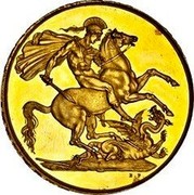 UK 2 Pounds (George III (Pattern)) KM# Pn82 B.P. coin reverse