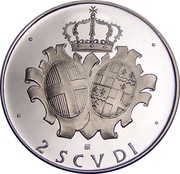 Malta 2 Scvdi 2 Scudi - Angelo 1967 proof X# 20 2 SCVDI coin reverse Malta 2 Scvdi 2 Scudi - Angelo 1967 proof X# 20 2 SCVDI coin reverse