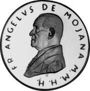 Malta 2 Scvdi (20th Anniversary of Fr. A. de Mojana) X# 121 FR. ANGELVS DE MOJANA M. M. H. H. coin obverse