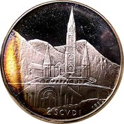 Malta 2 Scvdi Andreas Bertie 1992 Proof X# 161 2 SCVDI 1992 coin reverse