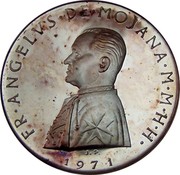 Malta 2 Scvdi (Angelo 1971) X# 43 FR∙ANGELUS∙DE∙MOJANA∙M∙M∙H∙H∙ J. P. coin obverse Malta 2 Scvdi (Angelo 1971) X# 43 FR∙ANGELUS∙DE∙MOJANA∙M∙M∙H∙H∙ J. P. coin obverse
