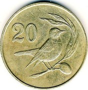 Cyprus 20 Cents Solid value number 1983 KM# 57.1 20 coin reverse Cyprus 20 Cents Solid value number 1983 KM# 57.1 20 coin reverse