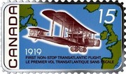Canada 20 Dollars 100th Anniversary of the First Non-Stop Transatlantic Flight 2019 CANADA 15C coin reverse