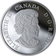 Canada 20 Dollars Give Peace a Chance - 50th anniversary 2019 CANADA ELIZABETH II D G REGINA coin obverse Canada 20 Dollars Give Peace a Chance - 50th anniversary 2019 CANADA ELIZABETH II D G REGINA coin obverse