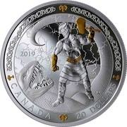 Canada 20 Dollars Thor 2019 2019 CANADA 20 DOLLARS coin reverse Canada 20 Dollars Thor 2019 2019 CANADA 20 DOLLARS coin reverse