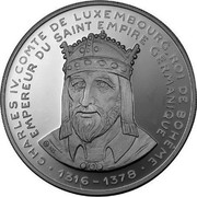 Luxembourg 20 ECU 40 years European Parliament Charles IV 1992 Proof X# 22 CHARLES IV. COMTE DE LUXEMBOURG, ROI DE BOHEME, EMPEREUR DU SAINT EMPIRE GERMANIQUE •1316-1378• coin obverse Luxembourg 20 ECU 40 years European Parliament Charles IV 1992 Proof X# 22 CHARLES IV. COMTE DE LUXEMBOURG, ROI DE BOHEME, EMPEREUR DU SAINT EMPIRE GERMANIQUE •1316-1378• coin obverse