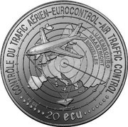 Luxembourg 20 ECU Eurocontrol - Air Traffic Control 1996 Proof X# 44 CONTRÔLE DU TRAFIC AÉRIEN-EUROCONTROL-AIR TRAFFIC CONTROL 20 ECU LUXEMBOURG MAASTRICHT BRUXELLES coin obverse Luxembourg 20 ECU Eurocontrol - Air Traffic Control 1996 Proof X# 44 CONTRÔLE DU TRAFIC AÉRIEN-EUROCONTROL-AIR TRAFFIC CONTROL 20 ECU LUXEMBOURG MAASTRICHT BRUXELLES coin obverse