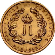 Luxembourg 20 Francs Luxembourg Royal Wedding 1953 X# M1 PRINCESSE JOSEPHINE•CHARLOTTE • JEAN GRAND•DUC MERITIER coin reverse Luxembourg 20 Francs Luxembourg Royal Wedding 1953 X# M1 PRINCESSE JOSEPHINE•CHARLOTTE • JEAN GRAND•DUC MERITIER coin reverse