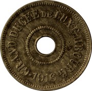 Luxembourg 25 Centimes Grand Duchy. Marie Adelaide 1916 KM# 29 GRAND DUCHE DE LUXEMBOURG 1916 coin obverse Luxembourg 25 Centimes Grand Duchy. Marie Adelaide 1916 KM# 29 GRAND DUCHE DE LUXEMBOURG 1916 coin obverse