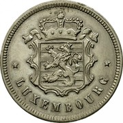 Luxembourg 25 Centimes 1938 KM# 42a.2 Standard Coinage Resumed ★ LUXEMBOURG ★ coin obverse Luxembourg 25 Centimes 1938 KM# 42a.2 Standard Coinage Resumed ★ LUXEMBOURG ★ coin obverse