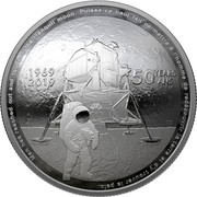 Canada 25 Dollars Apollo 11 Domed - 50th Anniversary 2019 Proof 50 YEARS ANS MAN HAS REACHED OUT AND TOUCHED THE TRANQUIL MOON MAY THAT HIGH ACCOMPLISHMENT ALLOW MAN TO REDISCOVER THE EARTH AND FIND PEACE THERE coin reverse Canada 25 Dollars Apollo 11 Domed - 50th Anniversary 2019 Proof 50 YEARS ANS MAN HAS REACHED OUT AND TOUCHED THE TRANQUIL MOON MAY THAT HIGH ACCOMPLISHMENT ALLOW MAN TO REDISCOVER THE EARTH AND FIND PEACE THERE coin reverse