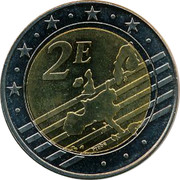 Slovenia 2E Treaty of Rome 2007 X# Pn46 2E PROBE coin obverse Slovenia 2E Treaty of Rome 2007 X# Pn46 2E PROBE coin obverse