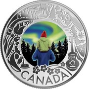 Canada 3 Dollars Aurora Borealis 2019 SH CANADA coin reverse Canada 3 Dollars Aurora Borealis 2019 SH CANADA coin reverse