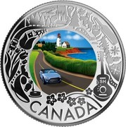 Canada 3 Dollars Coastal Drive 2019 SH CANADA coin reverse Canada 3 Dollars Coastal Drive 2019 SH CANADA coin reverse