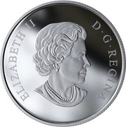 Canada 3 Dollars Queen Elizabeth Rose Blossoms 2019 ELIZABETH II D • G • REGINA coin obverse Canada 3 Dollars Queen Elizabeth Rose Blossoms 2019 ELIZABETH II D • G • REGINA coin obverse