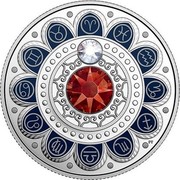 Canada 3 Dollars Zodiac Series - Aries 2017 Proof  coin reverse Canada 3 Dollars Zodiac Series - Aries 2017 Proof  coin reverse