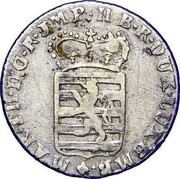 Luxembourg 3 Sols Maria Theresa 1775 (b) KM# 7 MAR•TH•D:G•R•JMP•H•B•R•DUX•LUXEMB•+ coin obverse Luxembourg 3 Sols Maria Theresa 1775 (b) KM# 7 MAR•TH•D:G•R•JMP•H•B•R•DUX•LUXEMB•+ coin obverse