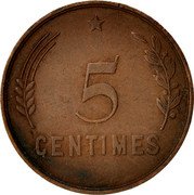 Luxembourg 5 Centimes Charlotte 1930 KM# 40 5 CENTIMES coin reverse Luxembourg 5 Centimes Charlotte 1930 KM# 40 5 CENTIMES coin reverse