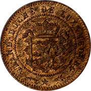 Luxembourg 5 Centimes Willem III 1854 (u) KM# 22.1 GRAND DUCHÉ DE LUXEMBOURG coin obverse Luxembourg 5 Centimes Willem III 1854 (u) KM# 22.1 GRAND DUCHÉ DE LUXEMBOURG coin obverse