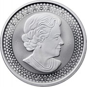 Canada 5 Dollars Pride of Two Nations 2019 Proof ELIZABETH II 5 DOLLARS 2019 coin obverse Canada 5 Dollars Pride of Two Nations 2019 Proof ELIZABETH II 5 DOLLARS 2019 coin obverse