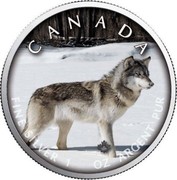 Canada 5 Dollars Wolf 2019 CANADA FINE SILVER 1 OZ ARGENT PUR coin reverse Canada 5 Dollars Wolf 2019 CANADA FINE SILVER 1 OZ ARGENT PUR coin reverse