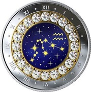 Canada 5 Dollars Zodiac - Aquarius 2019 I II III IV V VI VII VIII IX X XI XII coin reverse Canada 5 Dollars Zodiac - Aquarius 2019 I II III IV V VI VII VIII IX X XI XII coin reverse