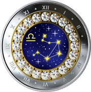 Canada 5 Dollars Zodiac - Libra 2019 ♎ I II III IV V VI VII VIII IX X XI XII coin reverse Canada 5 Dollars Zodiac - Libra 2019 ♎ I II III IV V VI VII VIII IX X XI XII coin reverse