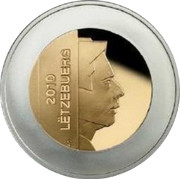 Luxembourg 5 Euro Arnica Montana 2010 Proof KM# 112 2010 LËTZEBUERG coin obverse