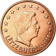 Luxembourg 5 Euro Cent Henri I 2008 (a) KM# 77 LËTZEBUERG 2002 GC coin obverse Luxembourg 5 Euro Cent Henri I 2008 (a) KM# 77 LËTZEBUERG 2002 GC coin obverse