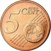 Luxembourg 5 Euro Cent Henri I 2008 (a) KM# 77 5 EURO CENT LL coin reverse Luxembourg 5 Euro Cent Henri I 2008 (a) KM# 77 5 EURO CENT LL coin reverse