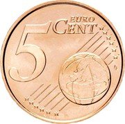 Estonia 5 Euro Cent Map of Estonia 2018 KM# 63 5 EURO CENT LL coin reverse Estonia 5 Euro Cent Map of Estonia 2018 KM# 63 5 EURO CENT LL coin reverse