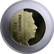Luxembourg 5 Euro Henri I (Reinette de Luxembourg) 2014 Proof 2014 LËTZEBUERG coin obverse Luxembourg 5 Euro Henri I (Reinette de Luxembourg) 2014 Proof 2014 LËTZEBUERG coin obverse