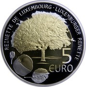Luxembourg 5 Euro Henri I (Reinette de Luxembourg) 2014 Proof REINETTE DE LUXEMBOURG ∙ LUXEMBURGER RENETTE 5 EURO coin reverse Luxembourg 5 Euro Henri I (Reinette de Luxembourg) 2014 Proof REINETTE DE LUXEMBOURG ∙ LUXEMBURGER RENETTE 5 EURO coin reverse
