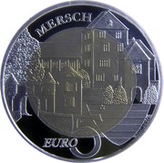 Luxembourg 5 Euro Mersch Castle 2011 Prooflike KM# 117 MERSCH 5 EURO coin reverse Luxembourg 5 Euro Mersch Castle 2011 Prooflike KM# 117 MERSCH 5 EURO coin reverse