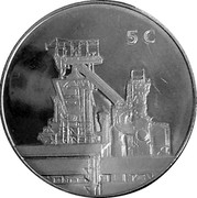 Luxembourg 5 Euro Steel Production 2014 Proof KM# 131 5€ coin reverse Luxembourg 5 Euro Steel Production 2014 Proof KM# 131 5€ coin reverse