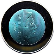 Luxembourg 5 Euro Useldange Castle 2017 (fr) BE 2017 LËTZEBUERG coin obverse Luxembourg 5 Euro Useldange Castle 2017 (fr) BE 2017 LËTZEBUERG coin obverse