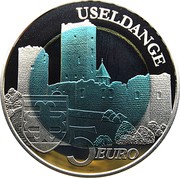 Luxembourg 5 Euro Useldange Castle 2017 (fr) BE USELDANGE 5 EURO coin reverse Luxembourg 5 Euro Useldange Castle 2017 (fr) BE USELDANGE 5 EURO coin reverse