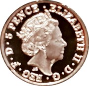 UK 5 Pence Britannia Modern 2017 Proof ELIZABETH II • D • G • REG • F • D • 5 PENCE J.C coin obverse UK 5 Pence Britannia Modern 2017 Proof ELIZABETH II • D • G • REG • F • D • 5 PENCE J.C coin obverse