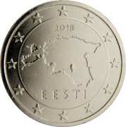 Estonia 50 Euro Cent Map of Estonia 2011 KM# 66 2011 EESTI coin obverse Estonia 50 Euro Cent Map of Estonia 2011 KM# 66 2011 EESTI coin obverse