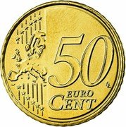 Luxembourg 50 Euro Cent Sint Servaasbrug 2010 (u) KM# 91 50 EURO CENT LL coin reverse Luxembourg 50 Euro Cent Sint Servaasbrug 2010 (u) KM# 91 50 EURO CENT LL coin reverse
